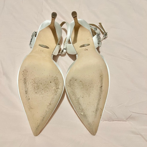 Badgley Mischka Collection Blanca Sandal in Soft White - Picture 6 of 6